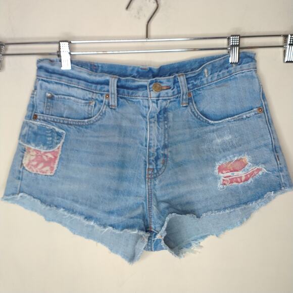 Ralph Lauren Denim & Supply Vintage Distressed Cut-Off Shorts - Picture 1 of 11